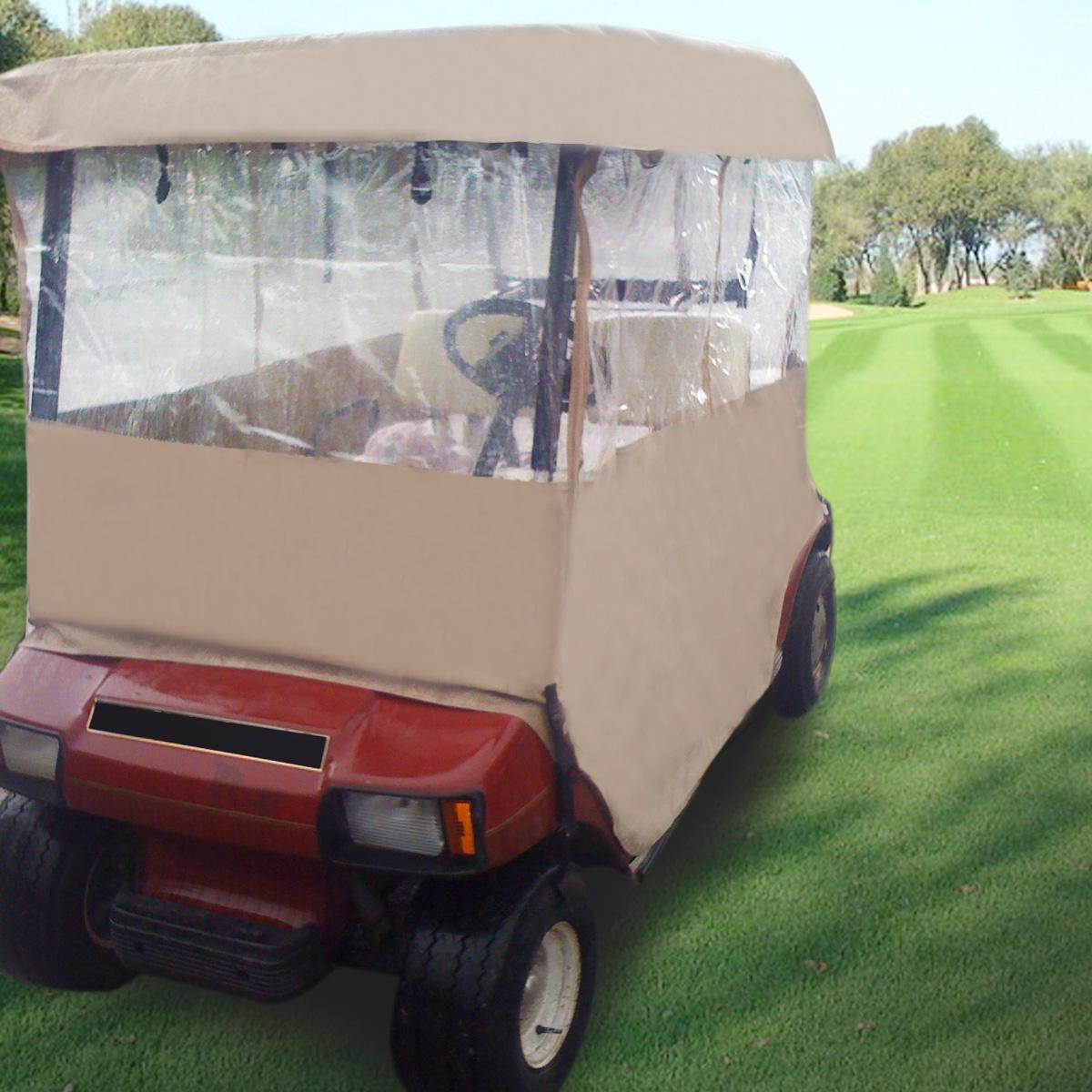 Golf Cart Rain Cover Enclosure for Club Car 2 Person Yamaha Precedent