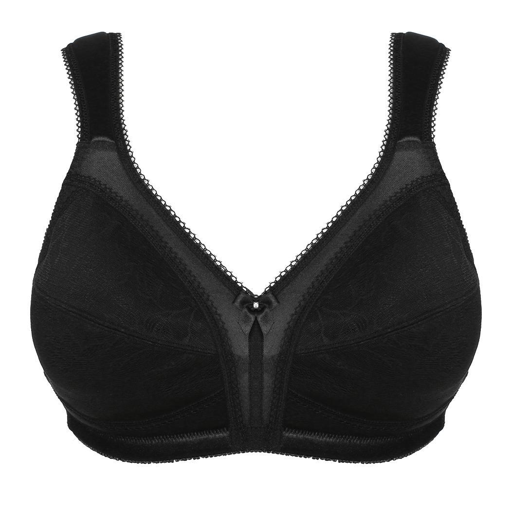 Women wire free seamless full figure wide strap bra size 3644 cup DDG eBay